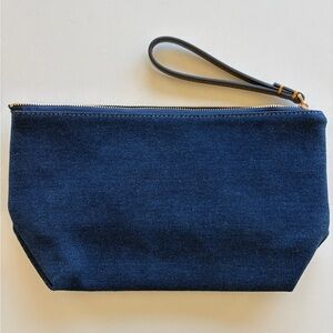Madewell Blue Denim Pouch